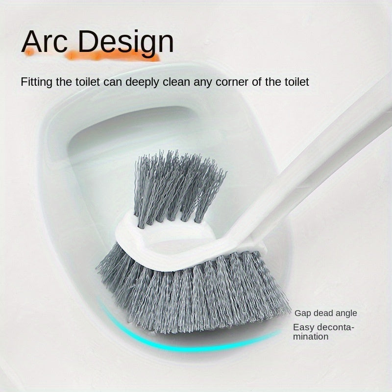 The Scandinavian Double-sided Toilet Brush is designed for home use, featuring no dead corners or gaps for thorough cleaning. This wall-mounted toilet brush is suitable for all your bathroom cleaning needs.