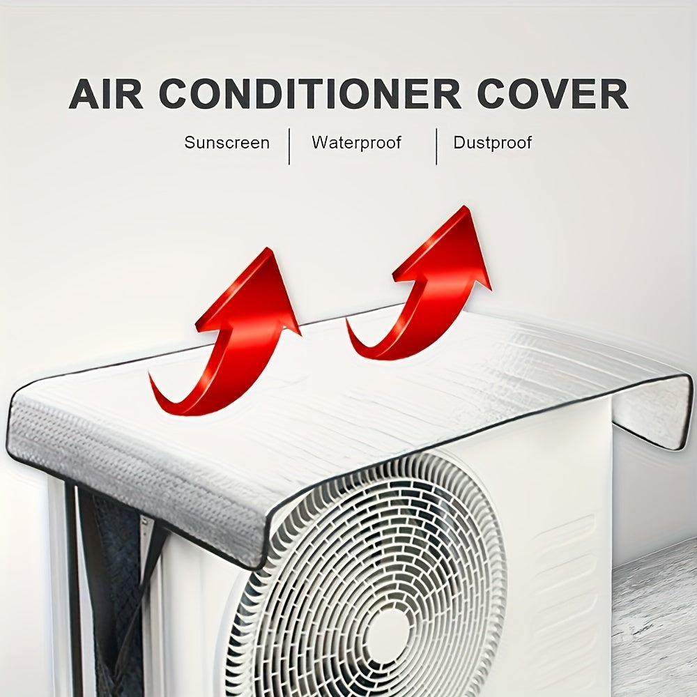 Protect your outdoor air conditioner with this durable waterproof cover. Suitable for all weather conditions, this protective cover provides sun and rain protection for your central air conditioner. A must-have household gadget for keeping your unit