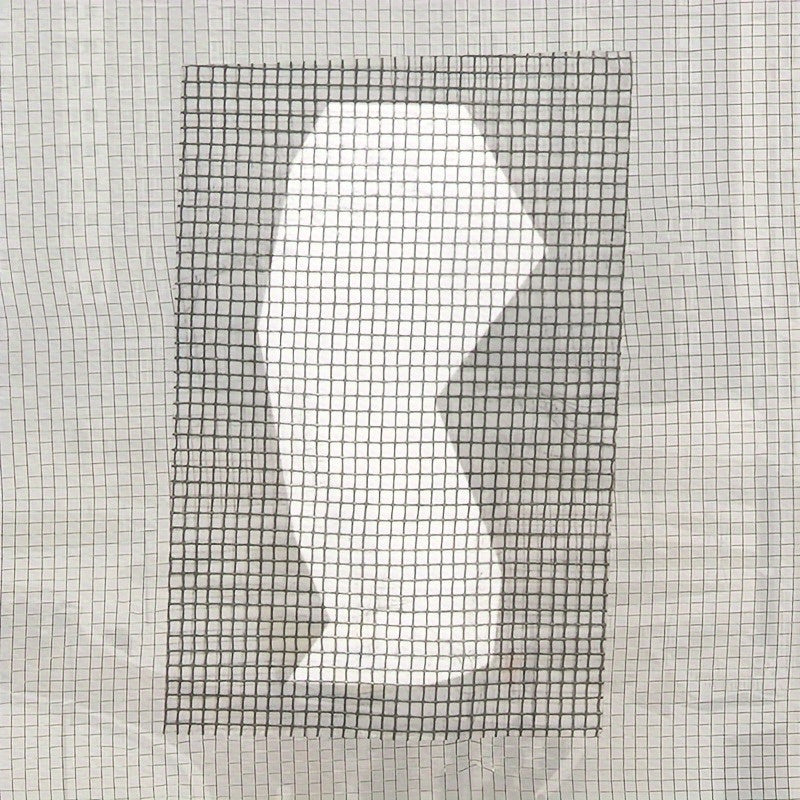 Repair tape for mosquito screens - 1 roll of plastic mesh patch for window and door net, designed for covering holes in bedroom adhesive gauze curtains.