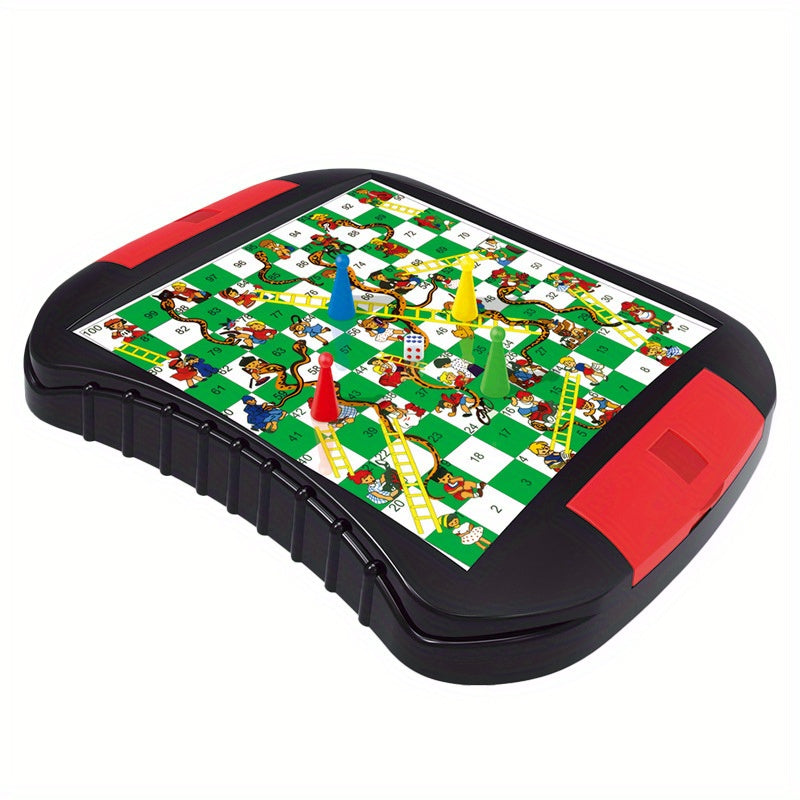 6-in-1 Family Game Set - Includes Chess, Ludo, Backgammon and More - Great Gift for Gamers