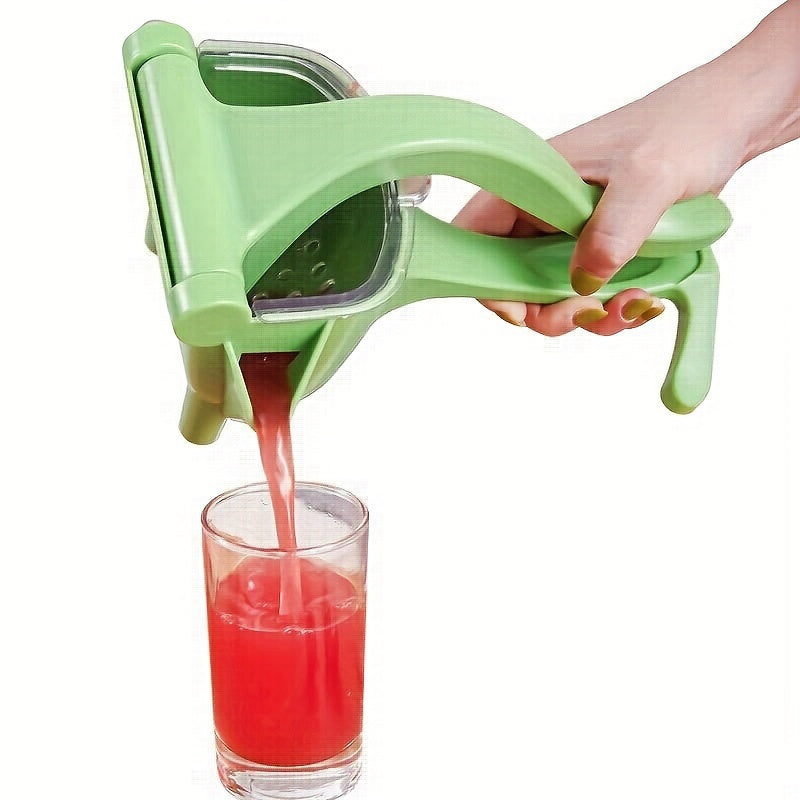 Manual Juicer with Multiple Functions for 1 Piece, Handheld Lemon Citrus Squeezer made of Plastic, Portable Non-Electric Press for Fresh Fruit Juice