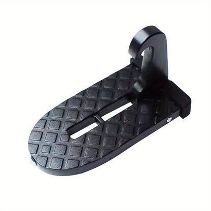 The Auto Gear Door Step provides easy access to the roof, with a foldable design that supports both feet. This car roof rack step also features a glass breaker, safety hammer, and hook pedal. It comes in a pack of 1, 5, or 10 pieces.