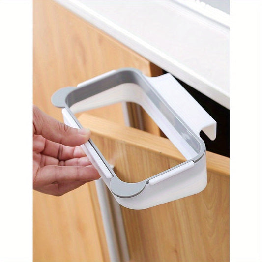 ABS Kitchen Garbage Bag Holder - Wall Mounted Organizer for Easy Waste Disposal and Storage, No Nails Required