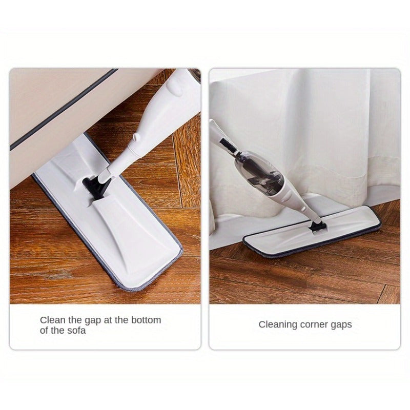 Versatile Spray Mop with Reusable Pads - Great for Wet and Dry Cleaning, Floor Disinfection, Suitable for Kitchen, Bedroom, Living Room