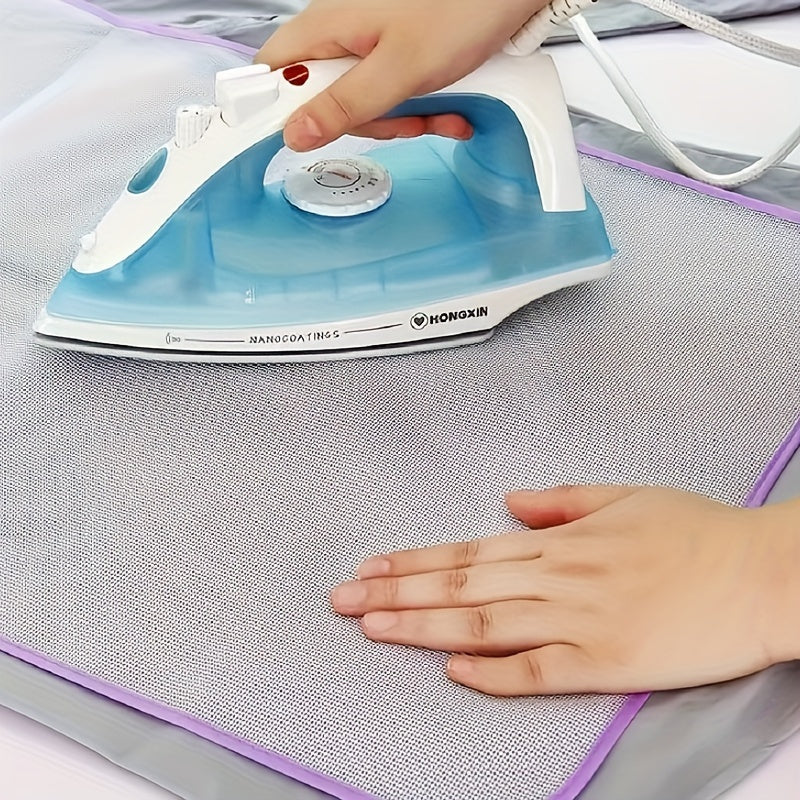 Get the ultimate ironing experience with this 8-piece Ironing Mat Set. Included are 6 Home Use Iron Pads and 2 Random Pattern Stickers for added flair. The extra large 40cm*90cm Heat-Resistant Ironing Mesh Mats provide a smooth surface for your ironing