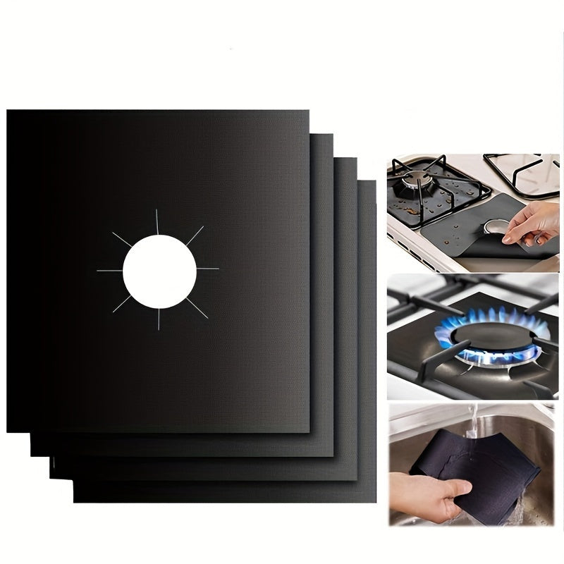 Protect your stovetop with the 1pc HeatGuard Teflon Gas Stove Burner Cover. This reusable, non-stick cover is heat resistant and requires no electricity.