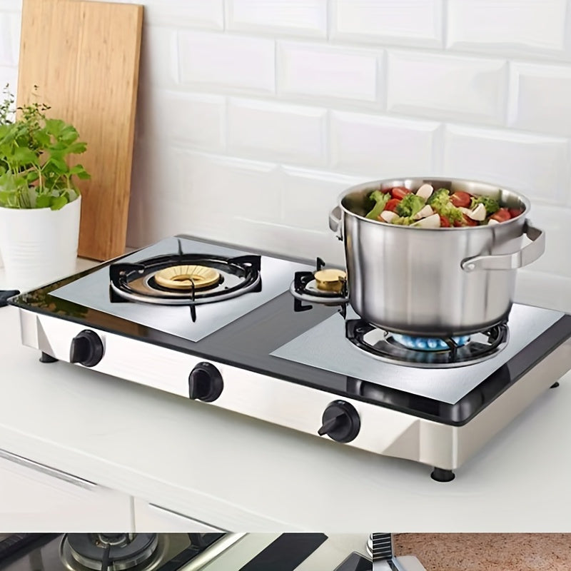 Protect your stovetop with the 1pc HeatGuard Teflon Gas Stove Burner Cover. This reusable, non-stick cover is heat resistant and requires no electricity.