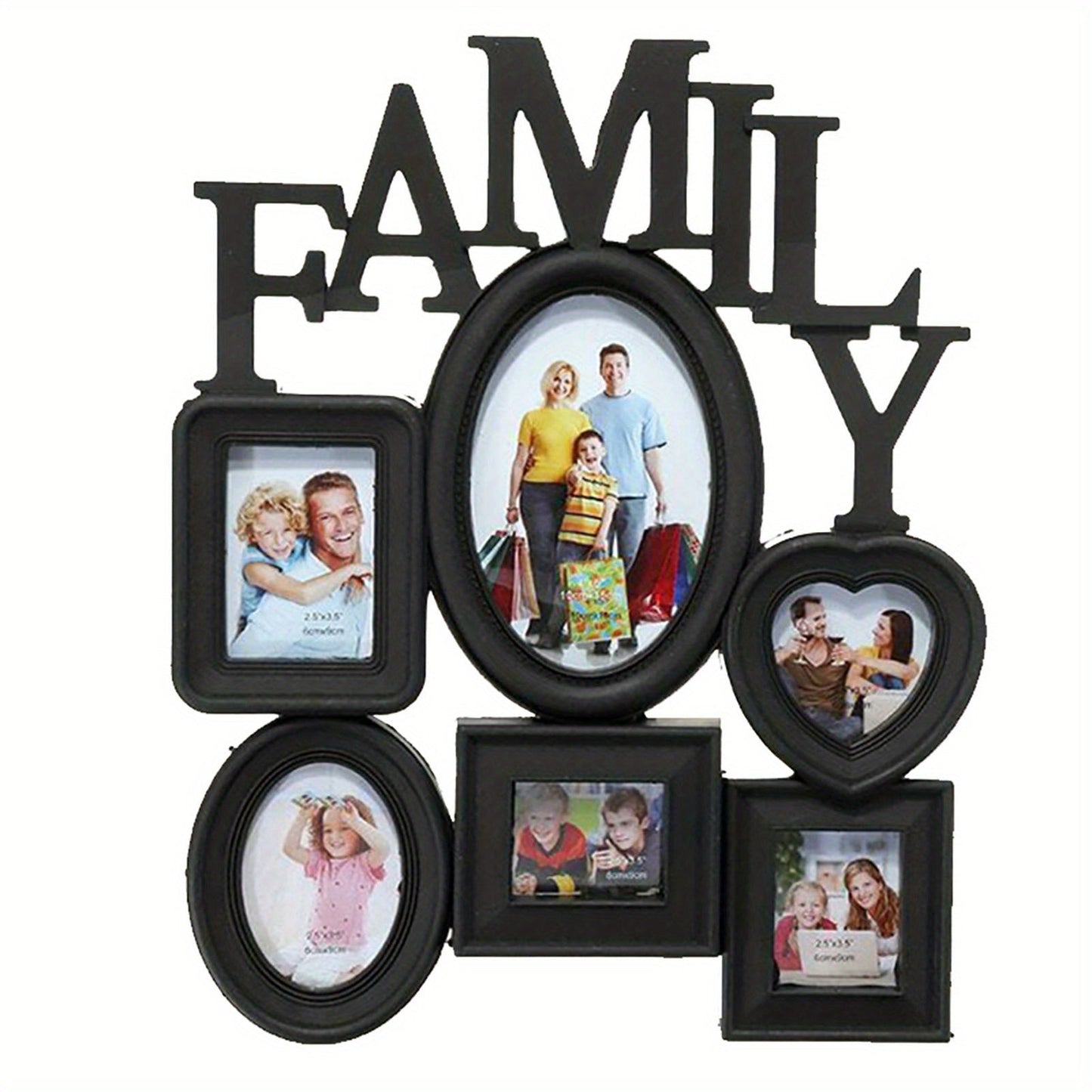 Family photo frames that can be hung on the wall, perfect for decorating your bedroom or living room.