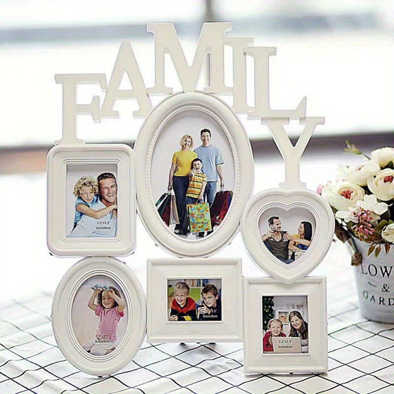 Family photo frames that can be hung on the wall, perfect for decorating your bedroom or living room.