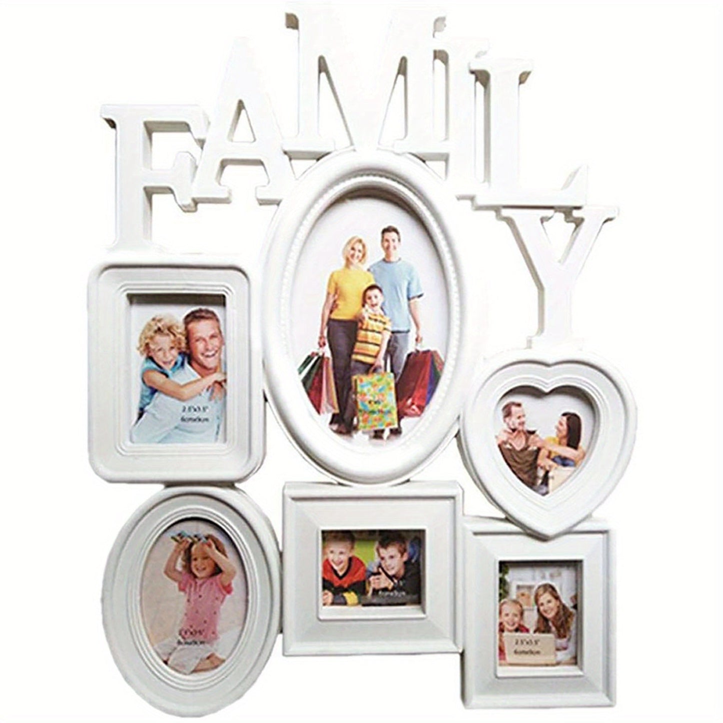 Family photo frames that can be hung on the wall, perfect for decorating your bedroom or living room.