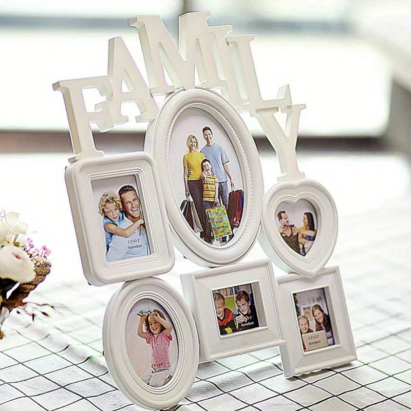 Family photo frames that can be hung on the wall, perfect for decorating your bedroom or living room.