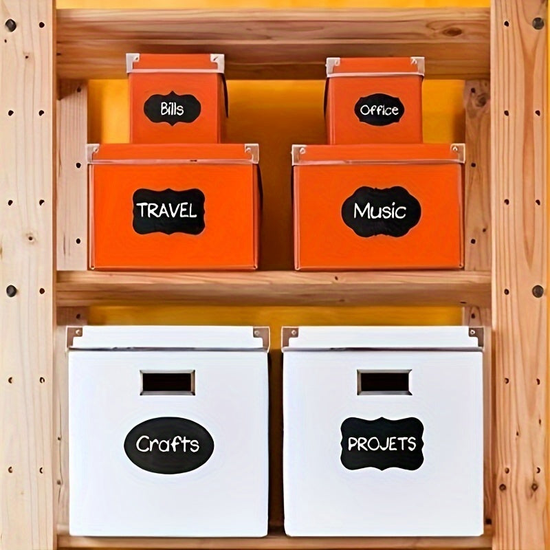 Set of 36 eco-friendly PET food storage containers that are reusable, BPA-free, airtight, and stackable. Includes self-adhesive waterproof vinyl labels for easy organization in the kitchen. Perfect for storing spices, cheese, pasta, and more.