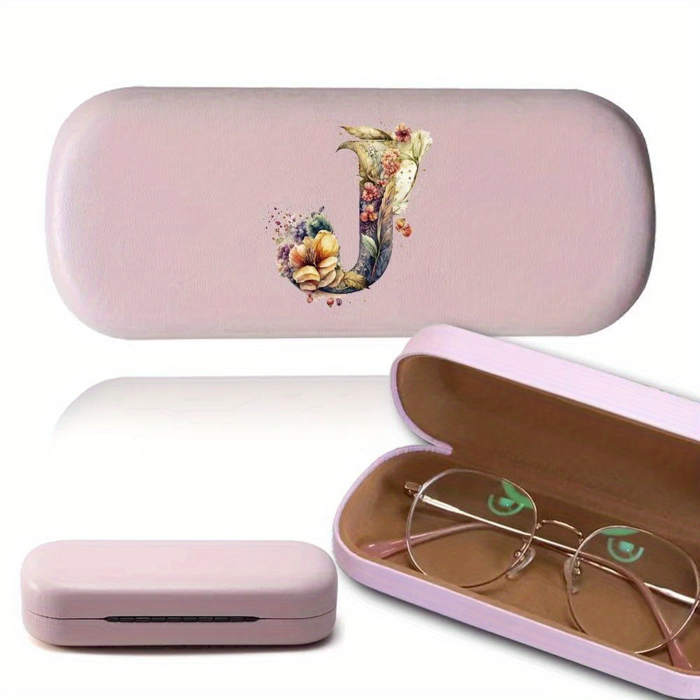 Stylish and Sturdy Women's Glasses Case with Floral Design - Perfect for Myopia Glasses and Outdoor Use