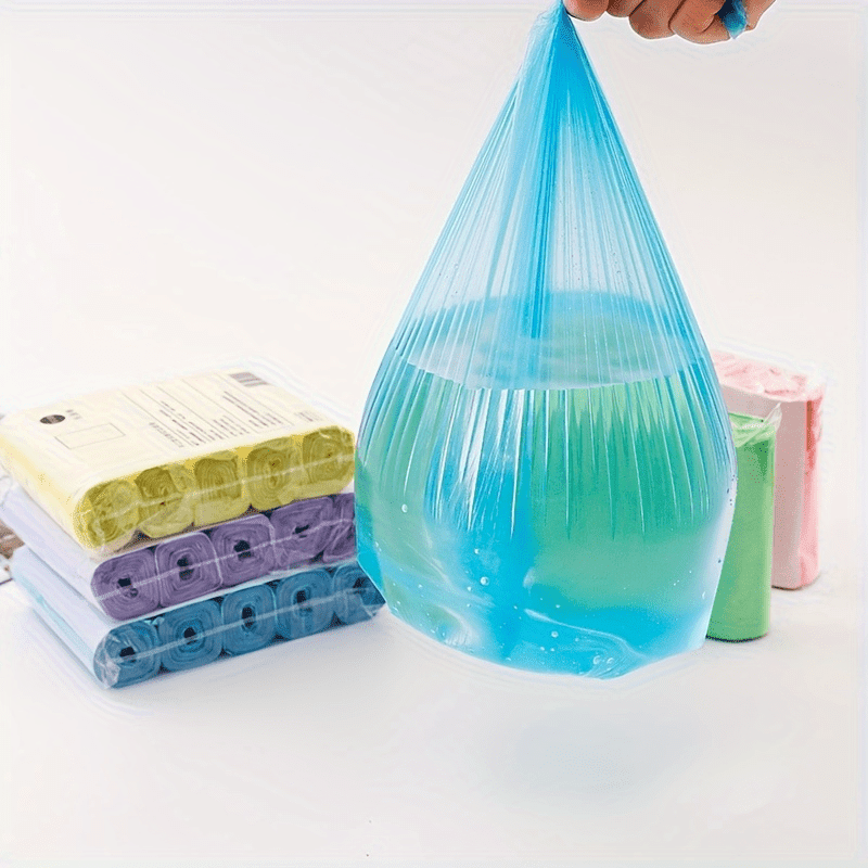 75 disposable trash bags in 5 rolls - Ideal for keeping your home, kitchen, office, and restaurant clean!