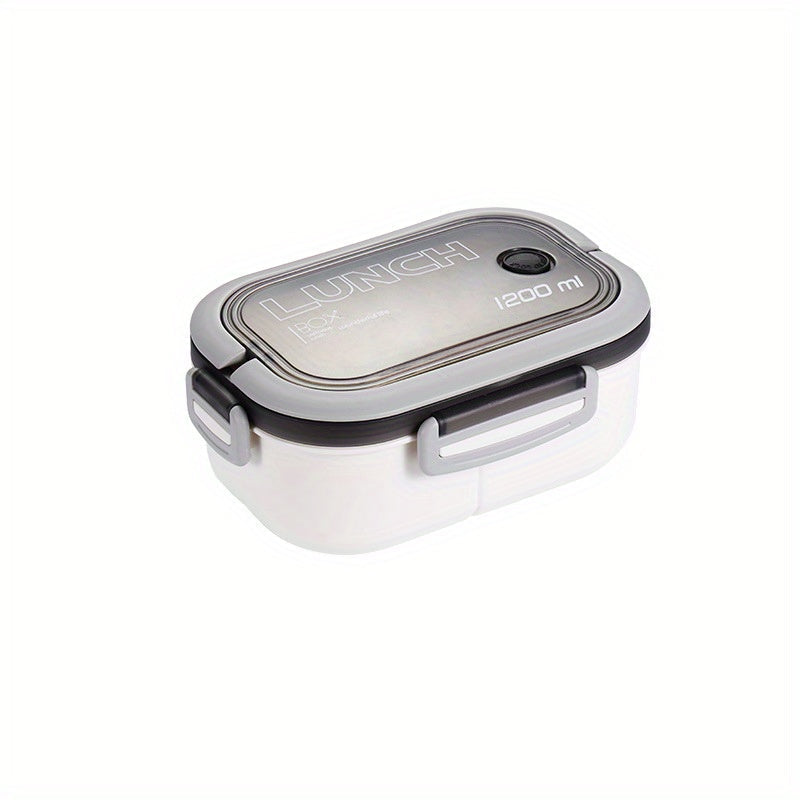 Microwave-Safe Bento Box with Spoon and Fork - BPA-Free, High Capacity, Leak-Proof, Perfect for Travel and Office Lunches