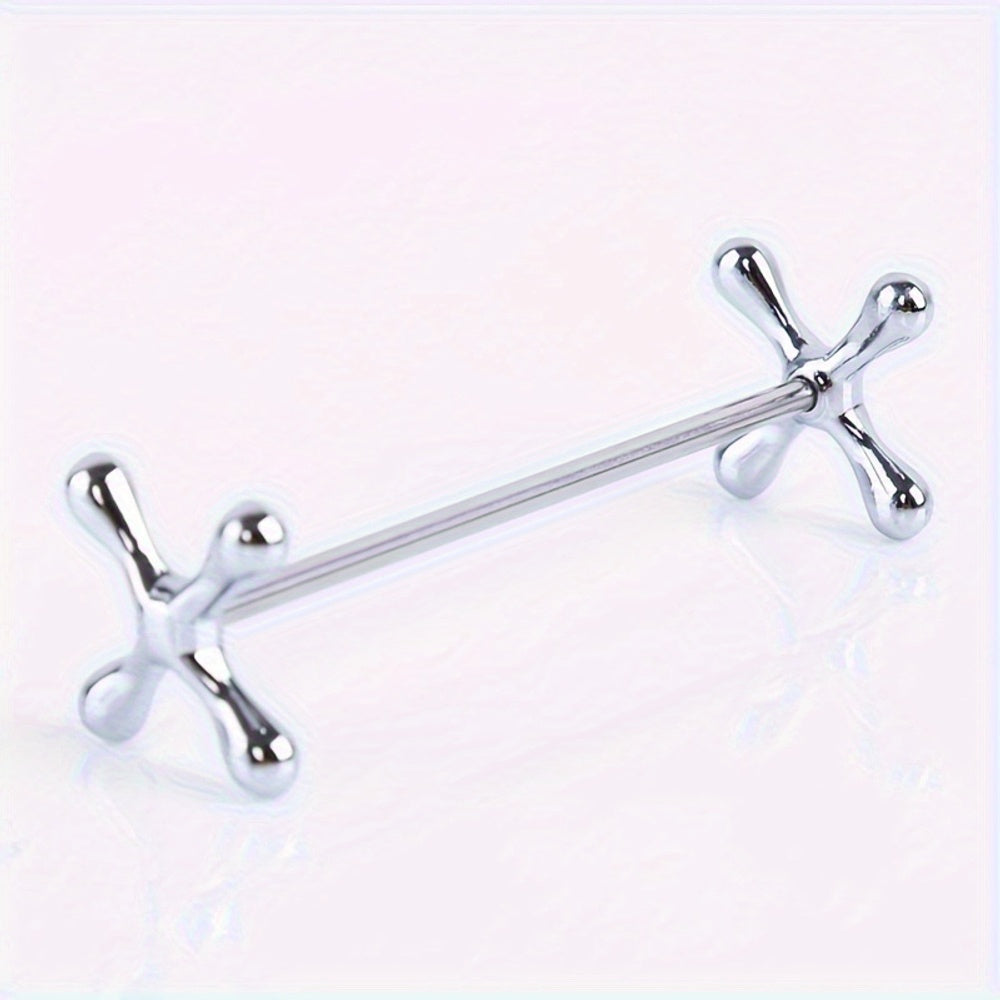 Metal chopstick rests that can also hold forks, spoons, and pens. Japanese-Korean style dining accessory in a set of 1.