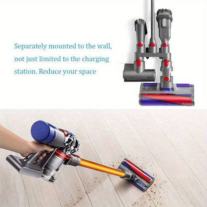 '- Wall-Mounted Vacuum Cleaner Attachment Holder in Space-Saving Grey
- Compatible with V7 & V15 Models
- Durable Extension Base for Floor Care Accessories