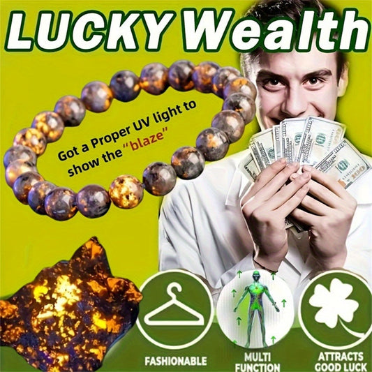 Fortunate Wealth Bracelet: Handmade with Natural Stones, Versatile, Brings Good Fortune - Ideal for Daily or Vacation Wear