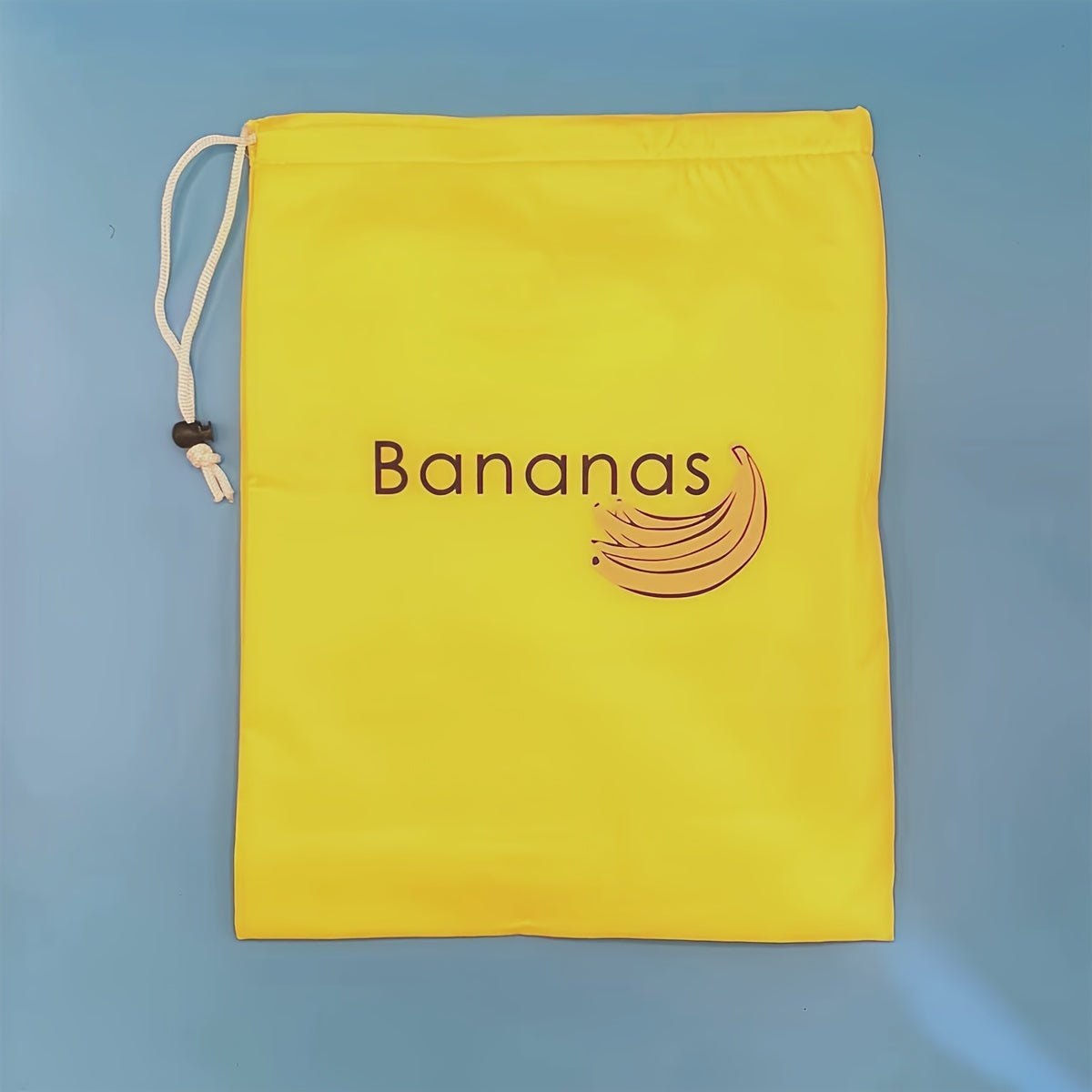 Reusable EcoLife Banana Keeper Storage Bag - Non-Toxic, Drawstring Fruit Ripening Inhibitor, Lightweight and Durable Kitchen Organizer for Food Preservation - Washable