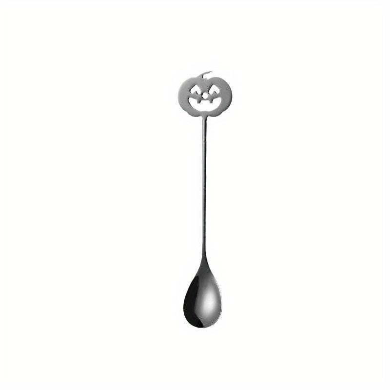 Kitchen Accessories including a Tableware Set, Stainless Steel Coffee Stirring Spoon and Dessert Stirring Spoon, along with a Halloween Special Spoon.