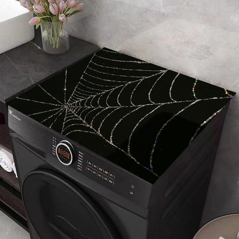 Get into the Halloween spirit with our Quick-Dry Washing Machine Dust Cover! This absorbent and protective top pad is perfect for adding a spooky touch to your laundry room or kitchen. The modern design is easy to clean and perfect for Halloween