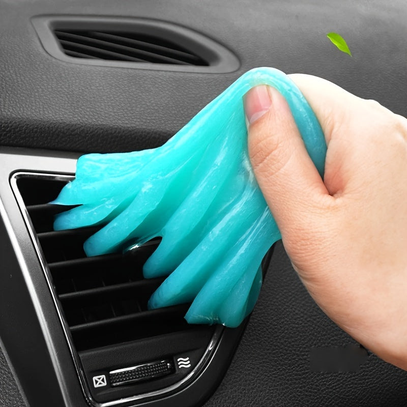 Reusable adhesive gel cleaners for car vents and keyboards. Non-toxic, washable, no battery needed. Durable plastic material. Ideal for car interior detailing and gifting.