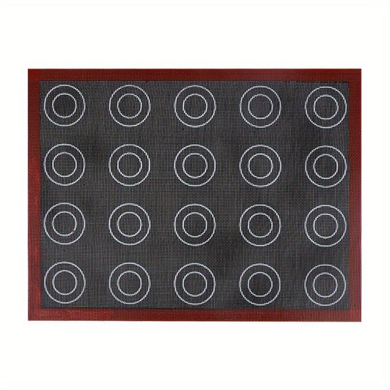 Silicone Baking Mat with Holes: Non-Stick Oven Liner for Macarons, Cookies, and Pastries - Essential Kitchen Tool made of Silicone