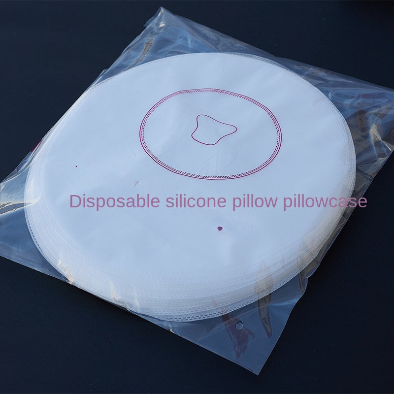 Pack of 10 Disposable Pillow Covers - Waterproof, Made from Non-Woven Fabric, Ideal for Home, Hotel, Hospital, and Beauty Salon Use