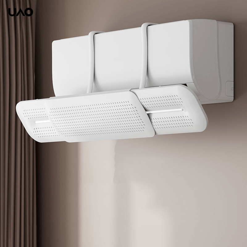 Universal Air Outlet Air Conditioner Wind Deflector, Wall-Mounted Guard for Heat and Cooling, Easy No-Installation, Ideal for Home & Kitchen, No Plug-In Required