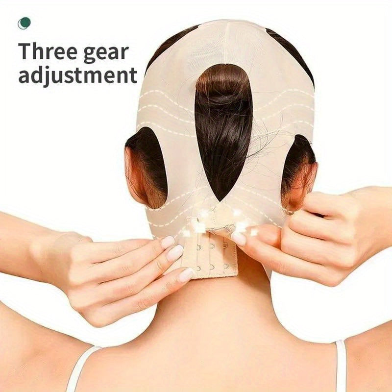 3D Reusable V Line Face Slimming Bandage for Facial Lifting and Chin Cheek Lift Up.