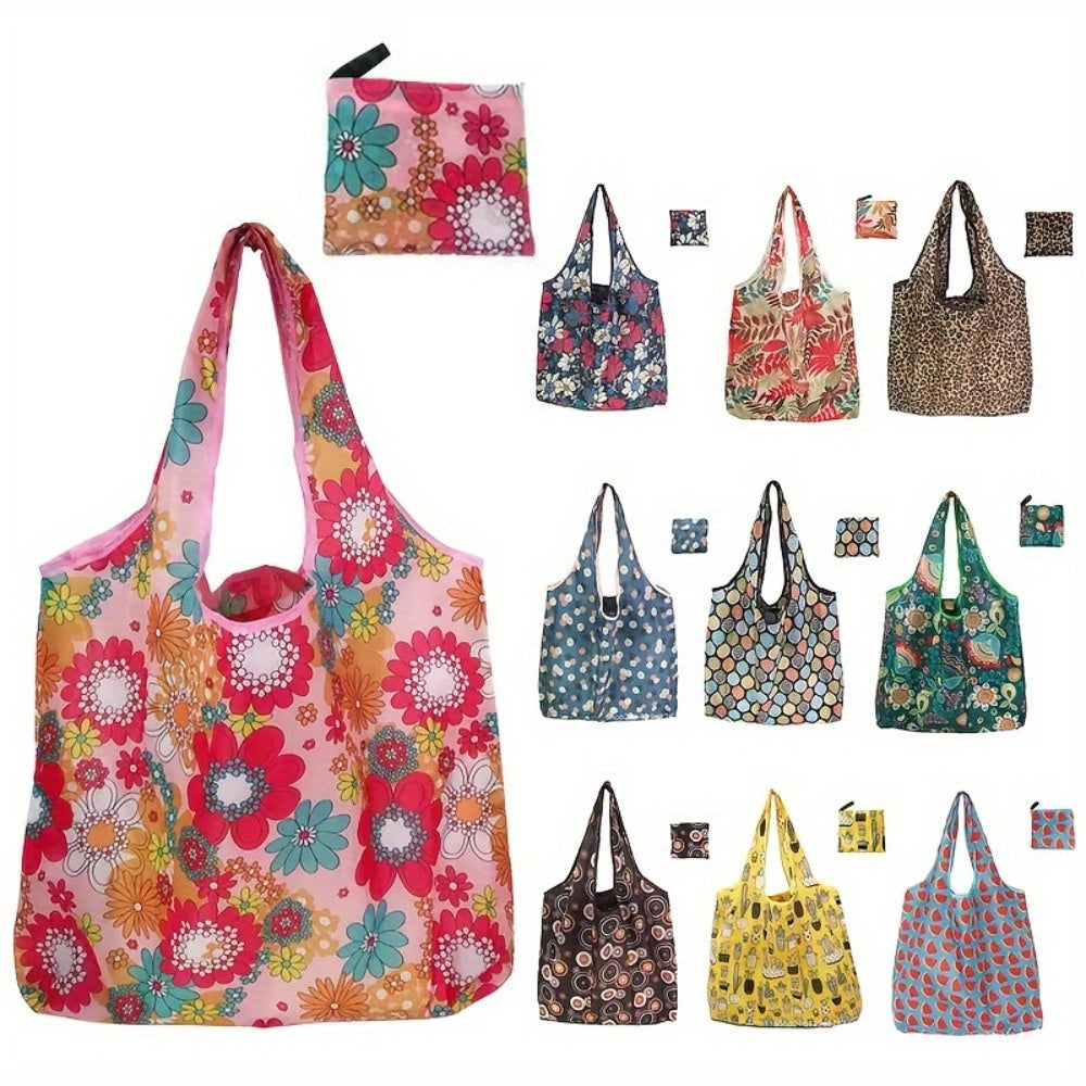 Spacious Shopping Bags Ideal for Travel, Picnics, Camping, Outdoor Activities, and Home Use.