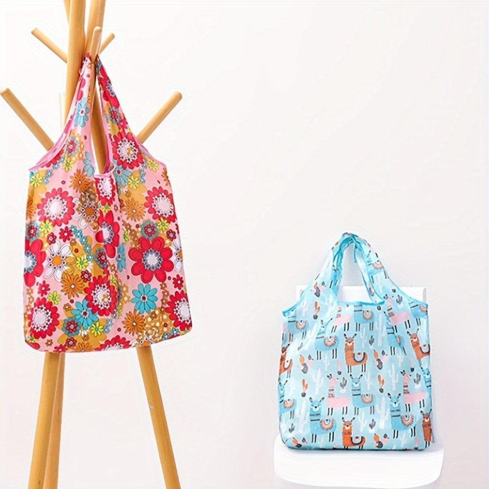 Spacious Shopping Bags Ideal for Travel, Picnics, Camping, Outdoor Activities, and Home Use.