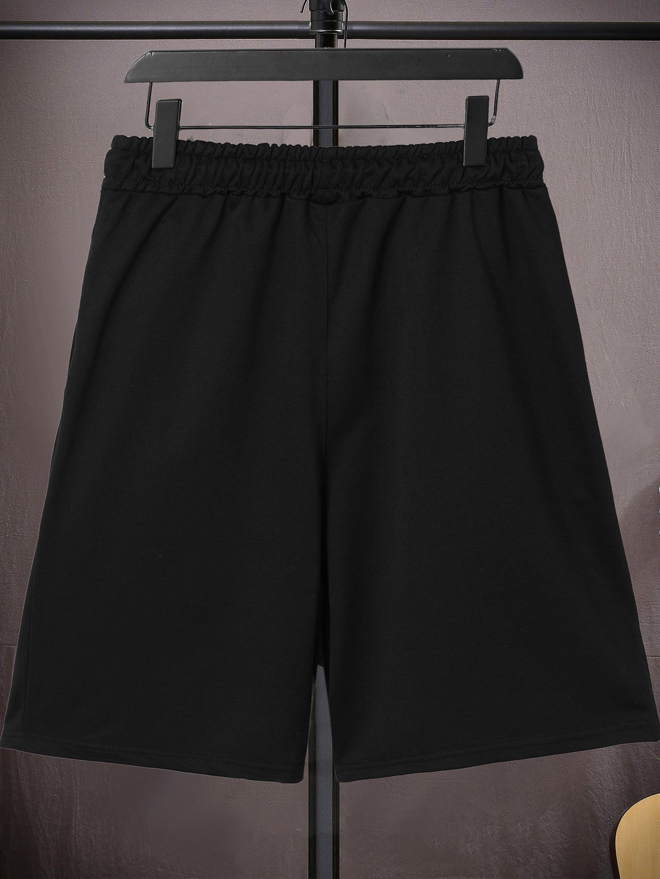 Breathable drawstring shorts for men in plus size, ideal for outdoor activities.