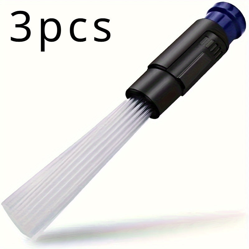 Compact Vacuum Dust Cleaner with Flexible Attachment Tubes for Home & Car Cleaning - includes Multiple Attachments, Durable Plastic Construction, and Versatile Design for Efficient and Practical Cleaning