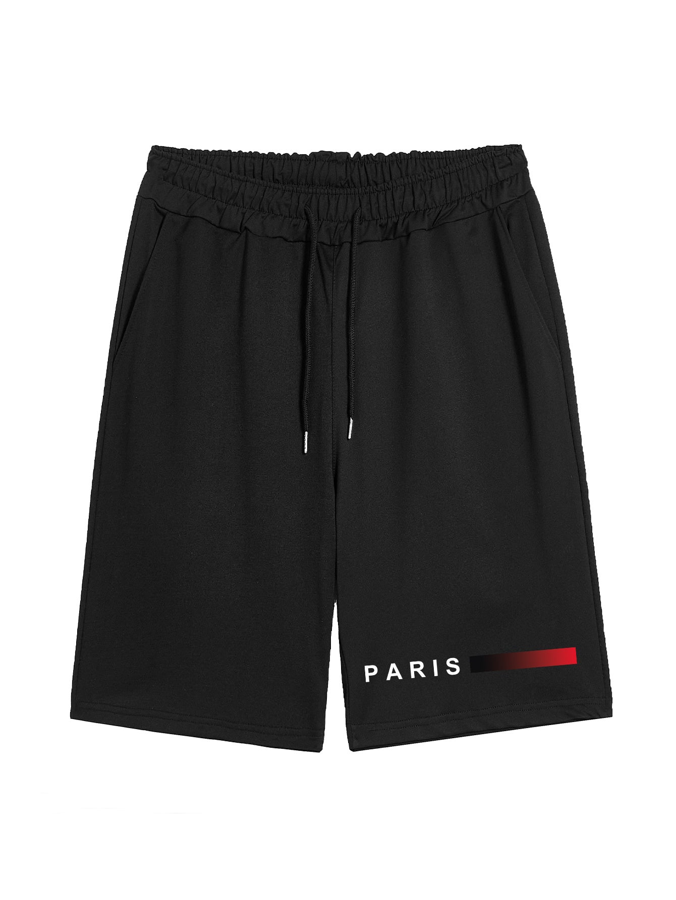 Breathable drawstring shorts for men in plus size, ideal for outdoor activities.