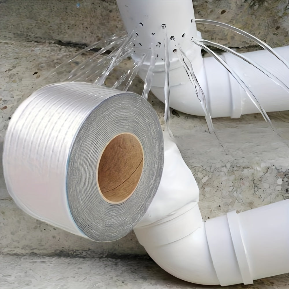 Multi-purpose waterproof sealing tape for roofs, pipes, and tiles.