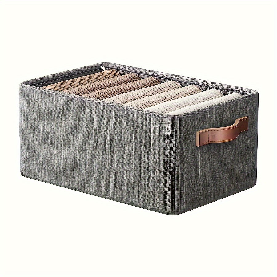 Durable Fabric Storage Box with Sturdy Steel Frame, Water-Resistant, Versatile Organizer for Clothing and Accessories, Modern Design, Easy Access Lid, Ideal for Home and Kitchen Organization, Fits Under Bed