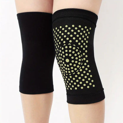 Protect joints with 2 knee pads and foot socks for warmth