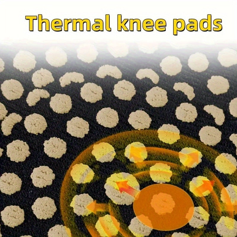 Protect joints with 2 knee pads and foot socks for warmth