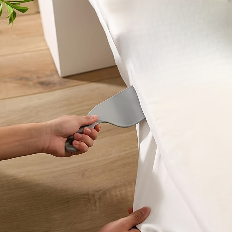 The lazy man easily raises the bed to fix the gap, making household chores effortless with the bed sheet and mattress sorter for quick and easy replacement.