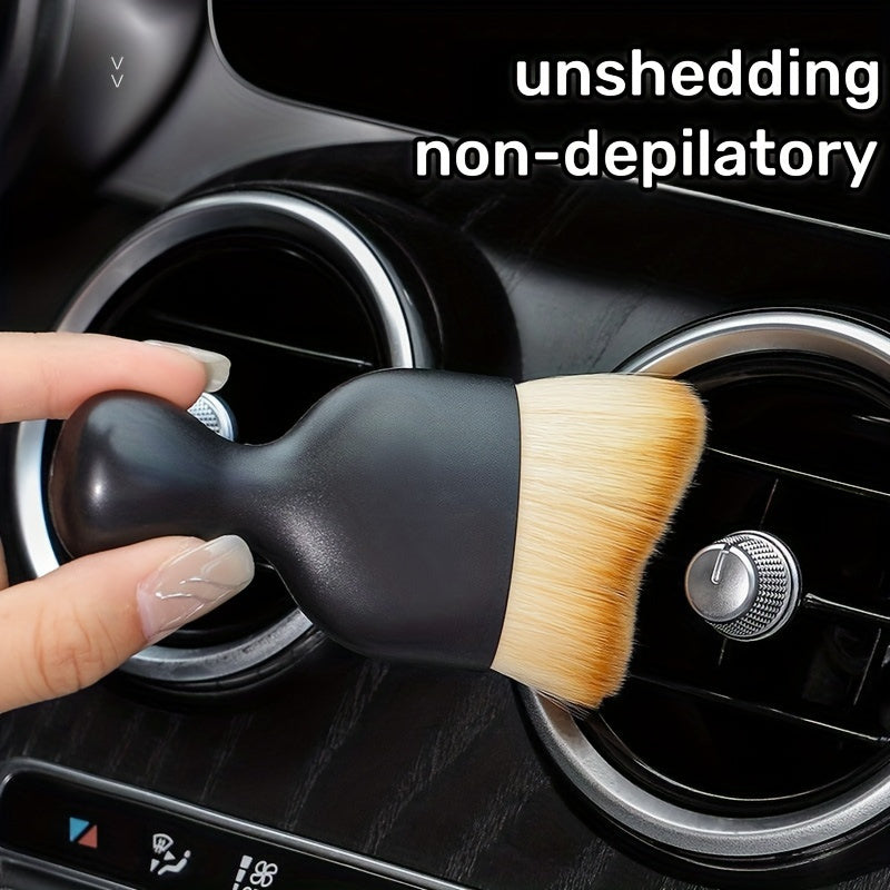 Multi-functional Car Interior Cleaning Brush - Removes Lint and Dust, Great for Cleaning Hard-to-Reach Areas and Air Vents, Perfect Holiday Present.