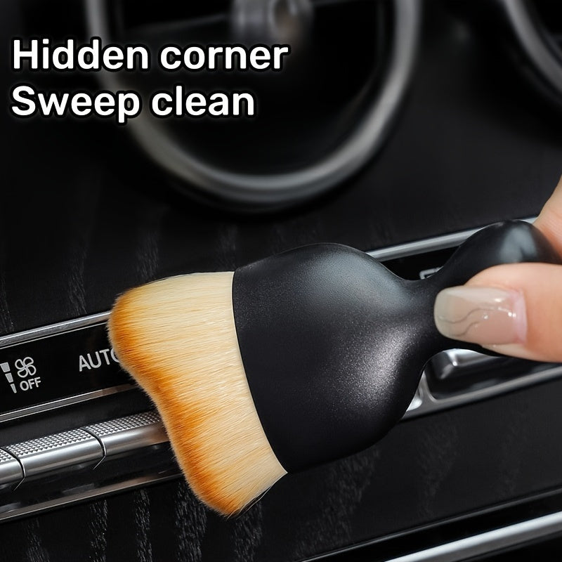 Multi-functional Car Interior Cleaning Brush - Removes Lint and Dust, Great for Cleaning Hard-to-Reach Areas and Air Vents, Perfect Holiday Present.