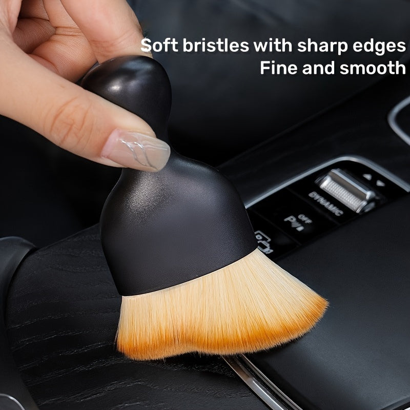 Multi-functional Car Interior Cleaning Brush - Removes Lint and Dust, Great for Cleaning Hard-to-Reach Areas and Air Vents, Perfect Holiday Present.