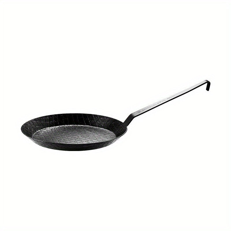 Durable Cast Iron Steak Griddle Pan with Textured Non-Stick Surface, Creates Perfect Grill Marks, Perfect for Home and Restaurant Cooking, Promotes Healthier Non-Stick Cooking