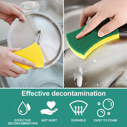 Get spot-free, odor-resistant cleaning with our 25/40pcs Multi-Purpose Quick Dry Dish Sponge. This kitchen cleaning sponge is perfect for all your cleaning needs, from dishes to countertops. With extra durability and a multi-purpose scrubber, it's great