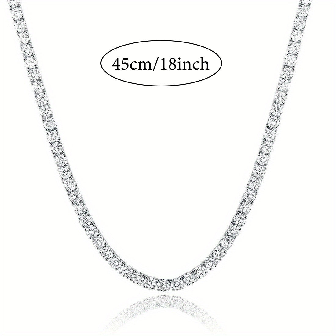 925 Sterling Silver necklace featuring a 30 Carat Moissanite Pendant in a Hip Hop Rock Style, ideal for couples, engagements, proposals, birthdays, and anniversaries.