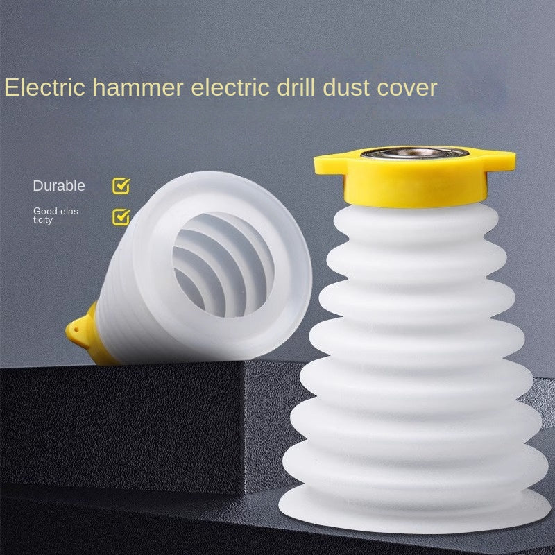 Electric Drill Dust Cover for Hammer Drills - Protects Walls and Ceilings During Drilling Operations - Essential Hardware Tool for Electric Drills.