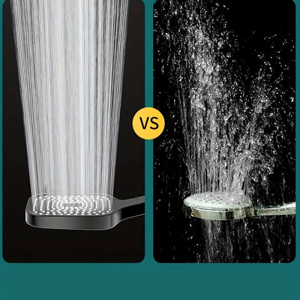 3-Mode large shower head with high-pressure water-saving flow, perfect for Christmas/Halloween gift or home decoration