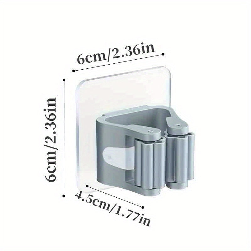 Долговечные пластиковые настенные держатели для инструментов для метел, швабр и многого другого - идеально подходят для организации в ванной, на кухне и в саду - набор из 2 штук