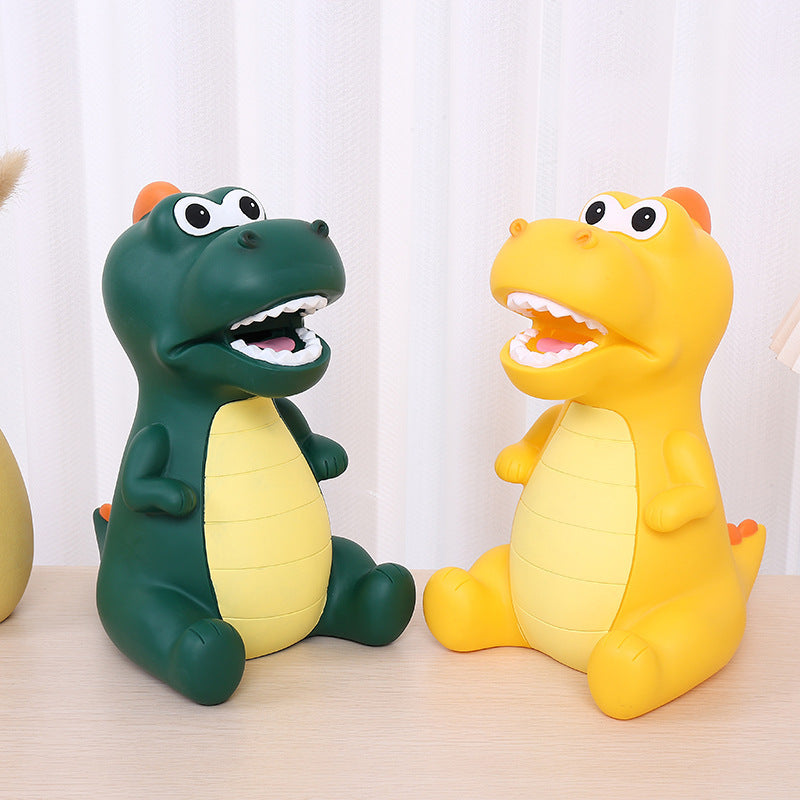 Creative Dinosaur Penny Bank, Perfect for Saving Money, Adorable and Spacious T-Rex Coin Bank